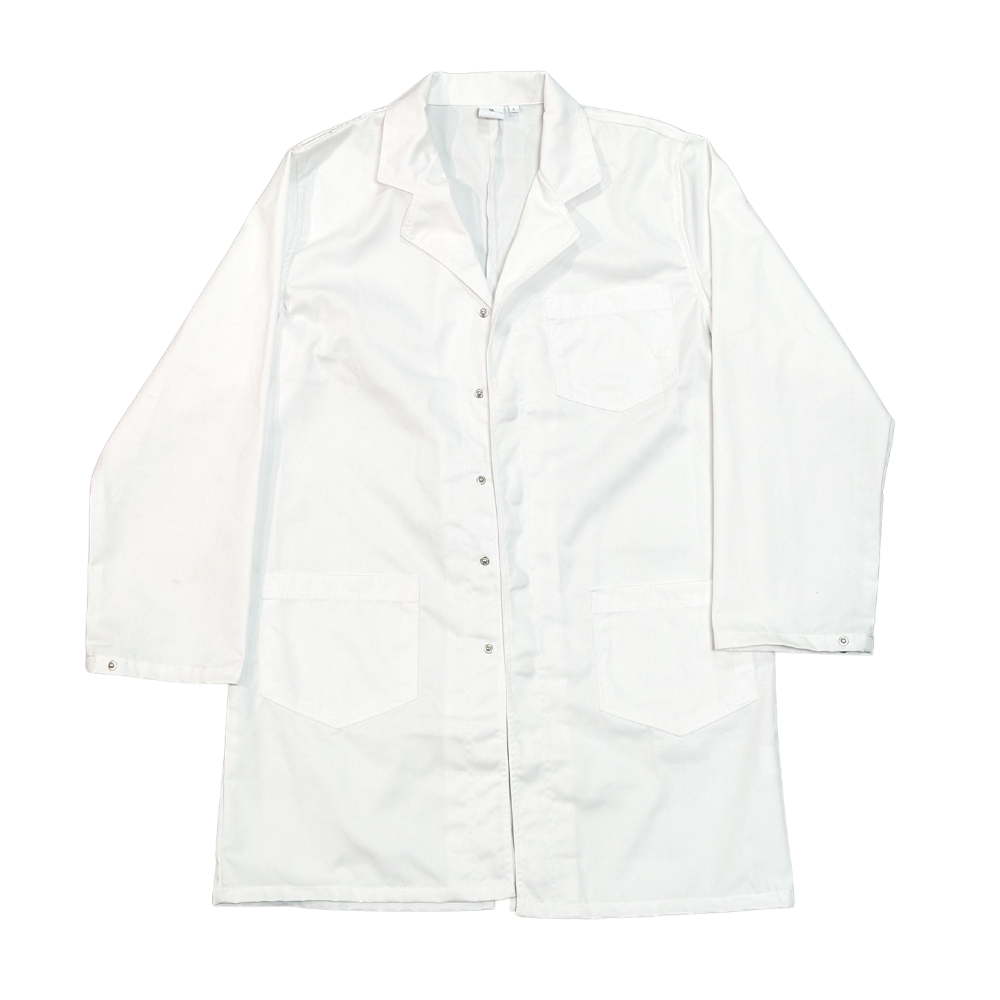 Lab Coat Plain White