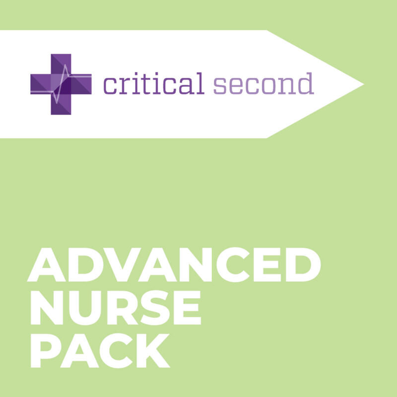 ADVANCED NURSE PACK Critical Second Cards