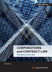 Corporations and Contract Law 3rd edition 2021