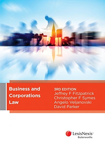 Business and Corporations Law, 3rd edition 2016