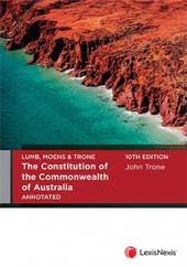 LUMB MOENS & TRONE THE CONSTITUTION OF THE COMMONWEALTH OF AUSTRALIA