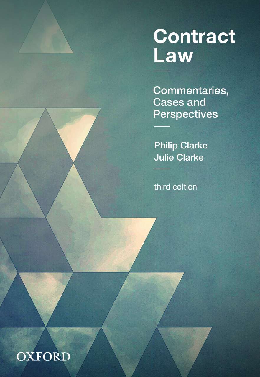 Contract Law Commentaries Cases and Perspectives